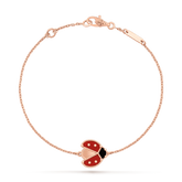 ラッキー スプリング ブレスレット、オープンウィング レディバグ