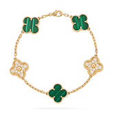 ヴィンテージ アルハンブラ ブレスレット、5モチーフ