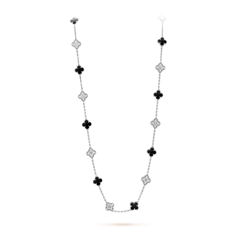 ヴィンテージ アルハンブラ ロングネックレス、20モチーフ