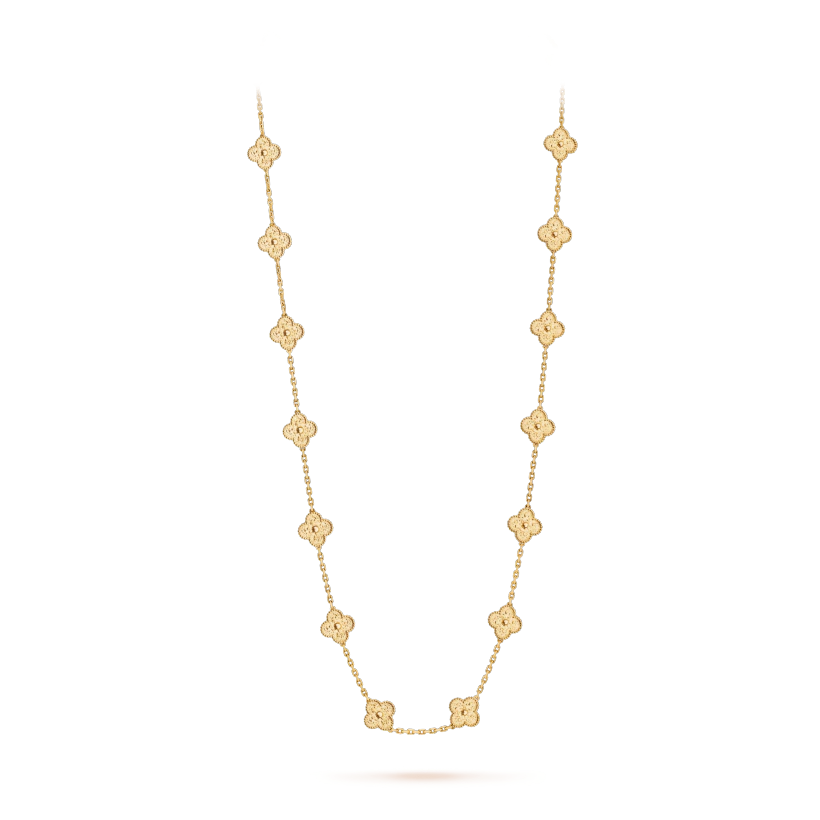 ヴィンテージ アルハンブラ ロングネックレス、20モチーフ