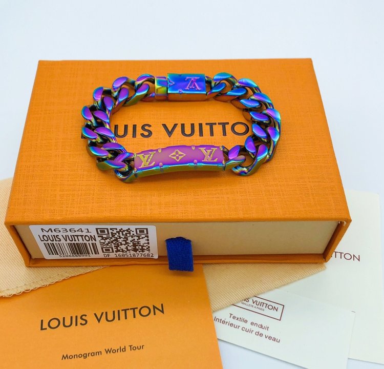 【2024】LV 関税負担なし（本物保証） LV ブレスレット 6 カラー 21cm