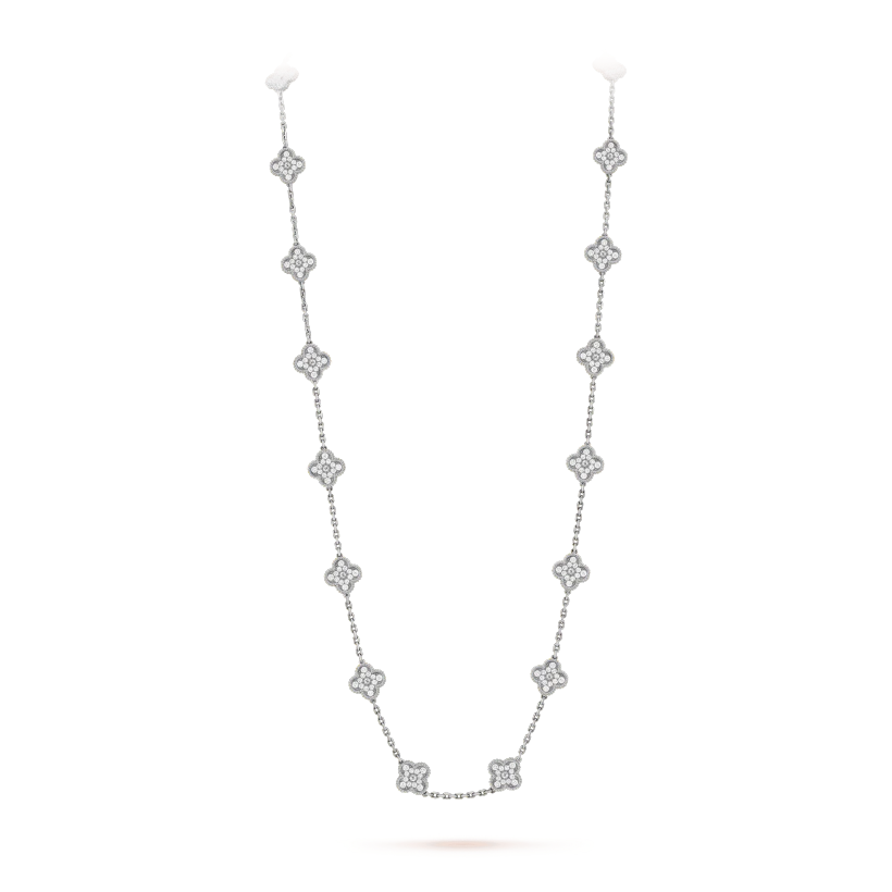 ヴィンテージ アルハンブラ ロングネックレス、20モチーフ