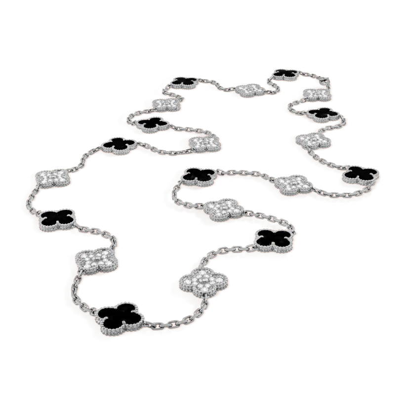 ヴィンテージ アルハンブラ ロングネックレス、20モチーフ