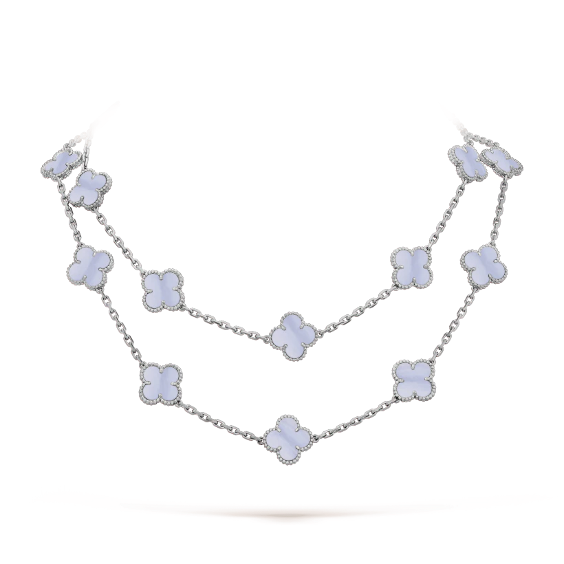 ヴィンテージ アルハンブラ ロングネックレス、20モチーフ