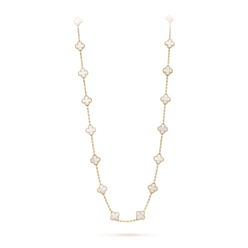 ヴィンテージ アルハンブラ ロングネックレス、20モチーフ