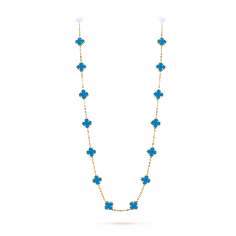 ヴィンテージ アルハンブラ ロングネックレス、20 モチーフ