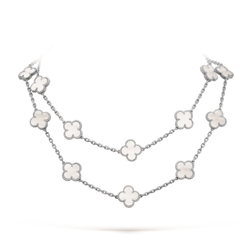 ヴィンテージ アルハンブラ ロングネックレス、20モチーフ