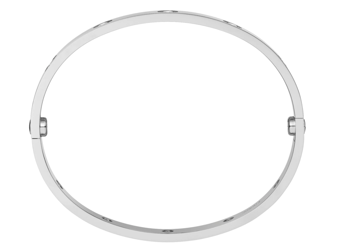 【2024】【関税負担なし】本物保証 LOVE BRACELET, 10 DIAMONDS ブレスレット、ダイヤモンド10個