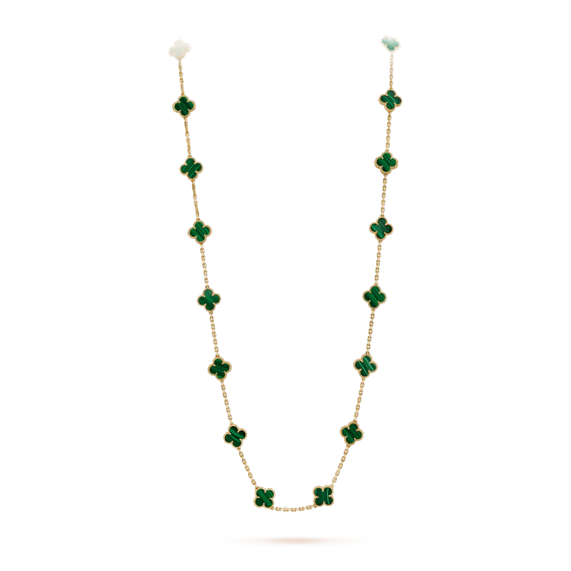 ヴィンテージ アルハンブラ ロングネックレス、20モチーフ