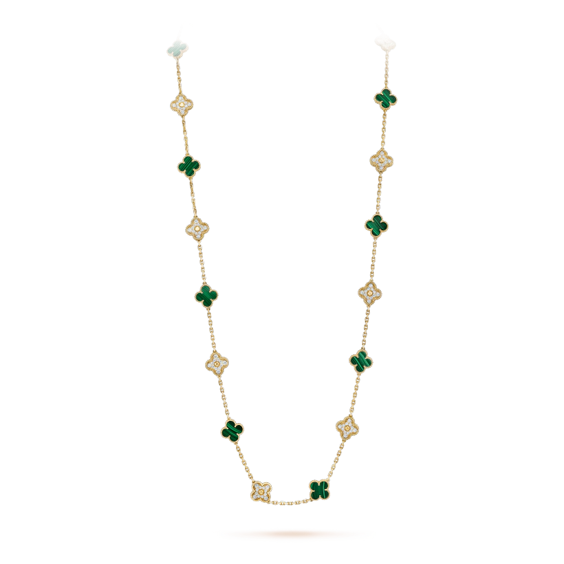 ヴィンテージ アルハンブラ ロングネックレス、20モチーフ