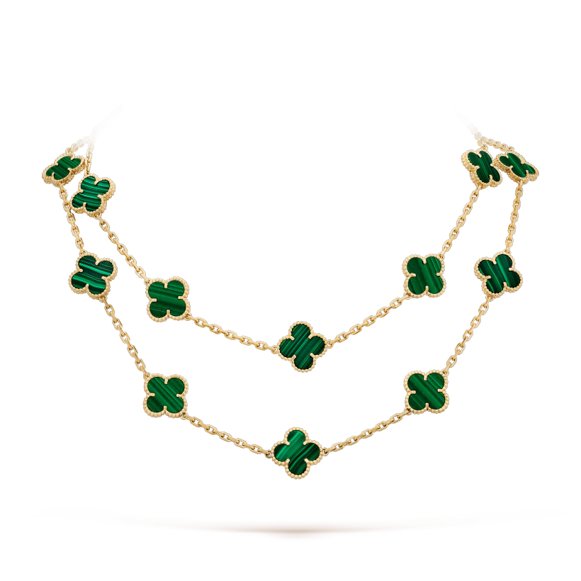 ヴィンテージ アルハンブラ ロングネックレス、20モチーフ