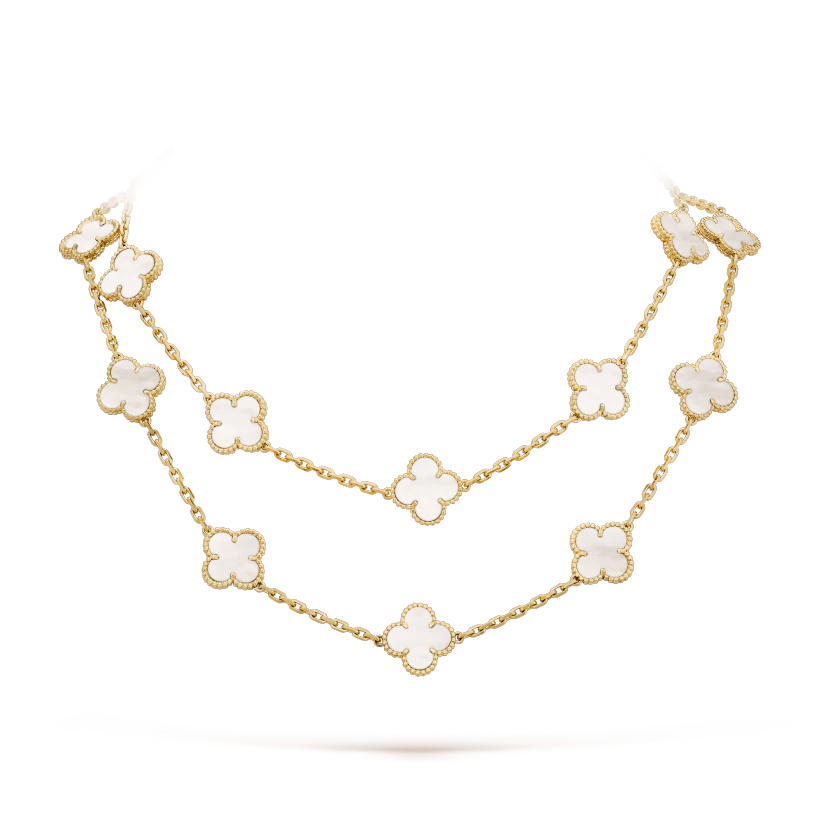 ヴィンテージ アルハンブラ ロングネックレス、20モチーフ