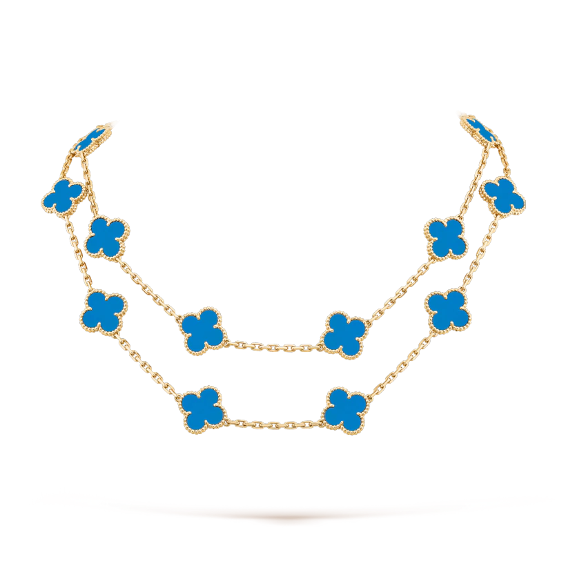 ヴィンテージ アルハンブラ ロングネックレス、20 モチーフ