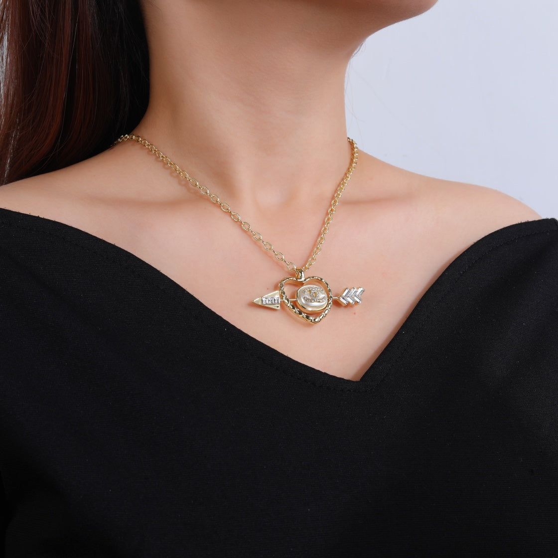 【2024】【関税負担なし】ネックレス、新しいネックレス万能シンプルファッションオーナメント