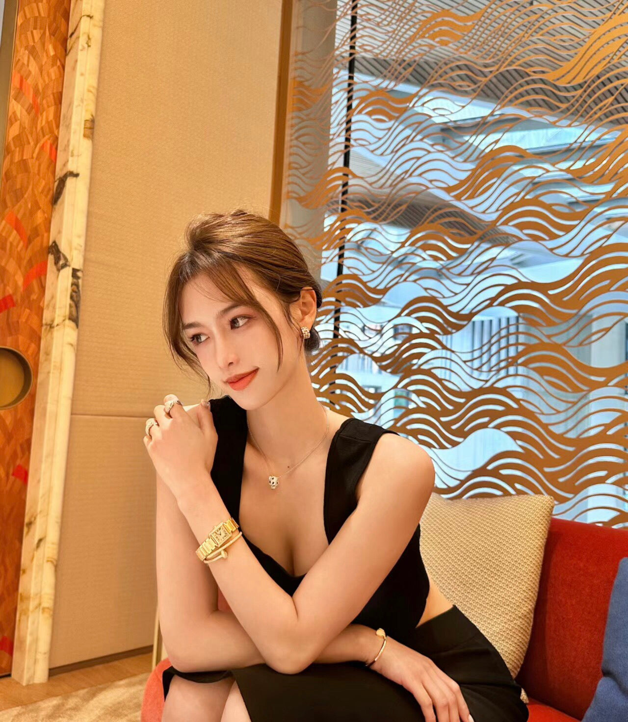 【関税負担なし】ネックレス、新しいネックレス万能シンプルファッションオーナメント 24614