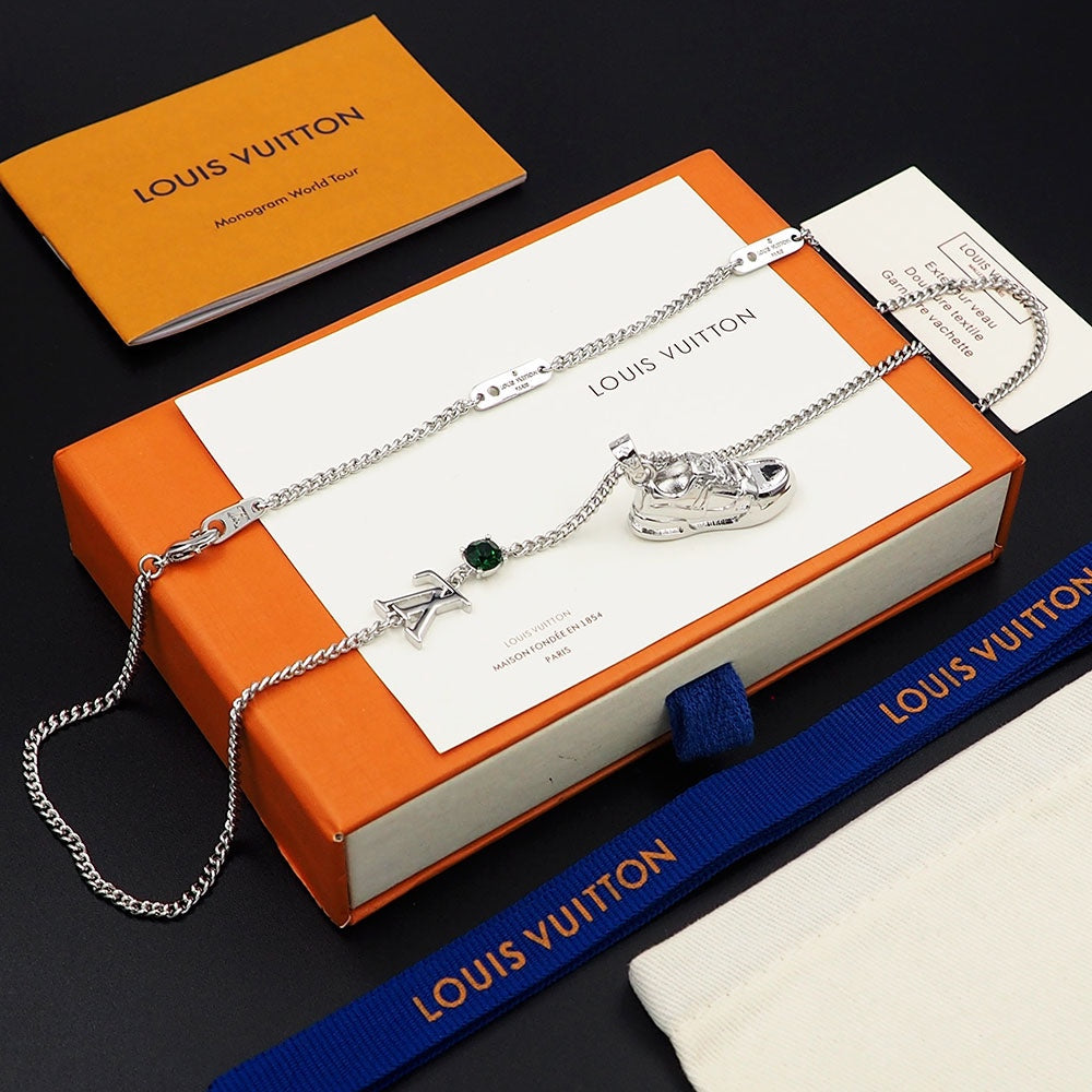 【2024】LV【関税負担なし】ネックレス、新しいネックレス万能シンプルファッションオーナメント