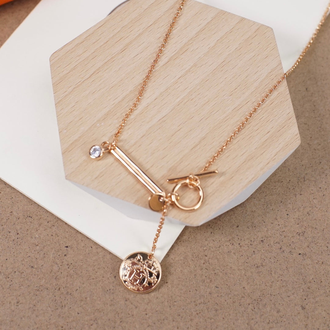 【関税負担なし】ネックレス、新しいネックレス万能シンプルファッションオーナメント 2473