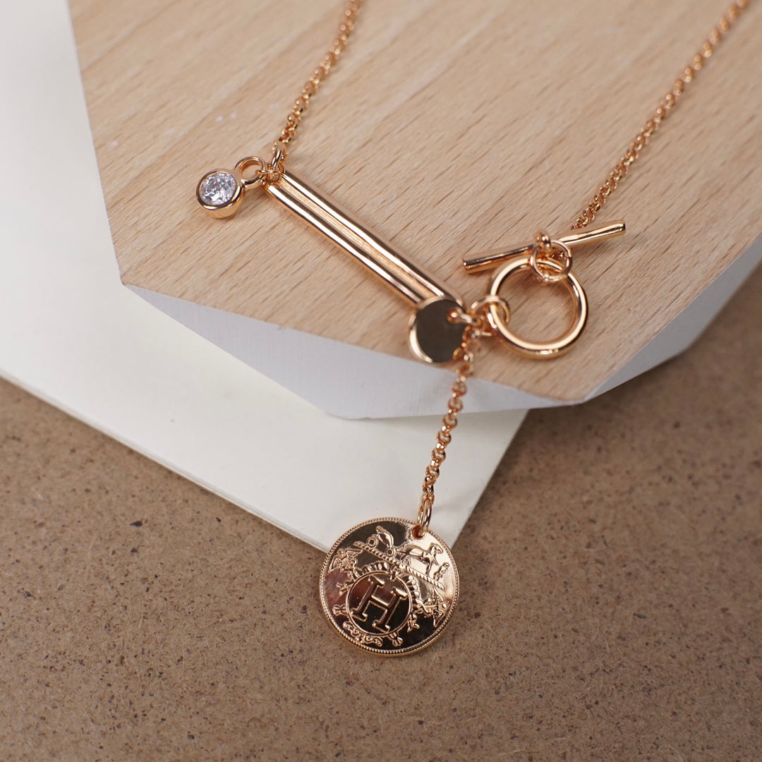 【関税負担なし】ネックレス、新しいネックレス万能シンプルファッションオーナメント 2473