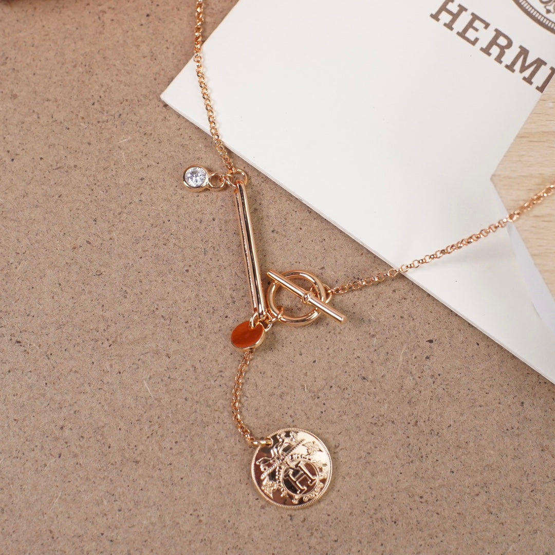 【関税負担なし】ネックレス、新しいネックレス万能シンプルファッションオーナメント 2473