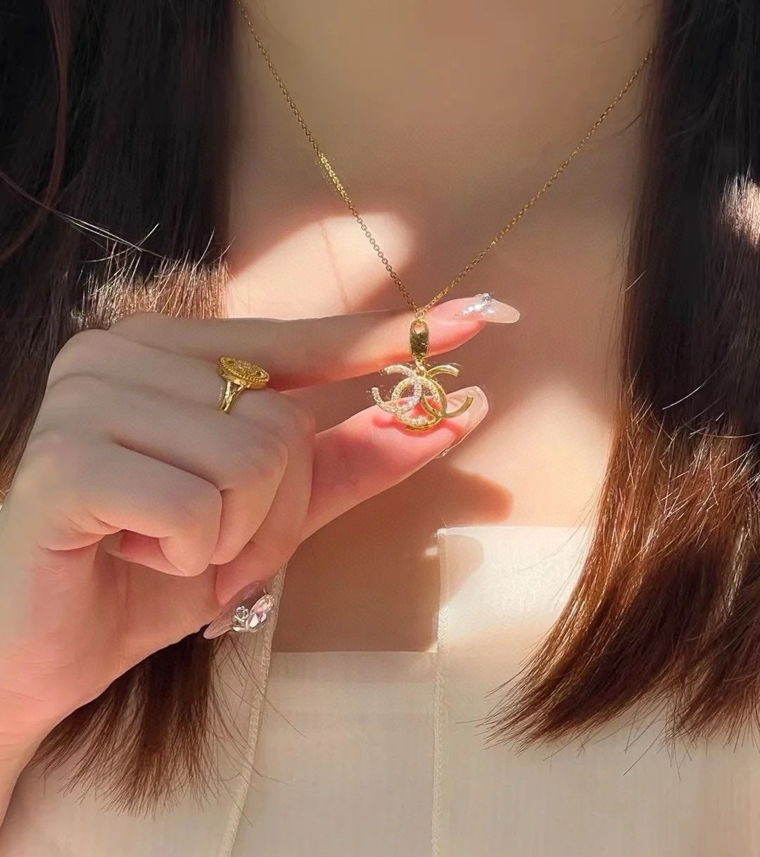 【関税負担なし】ネックレス、新しいネックレス万能シンプルファッションオーナメント 241014