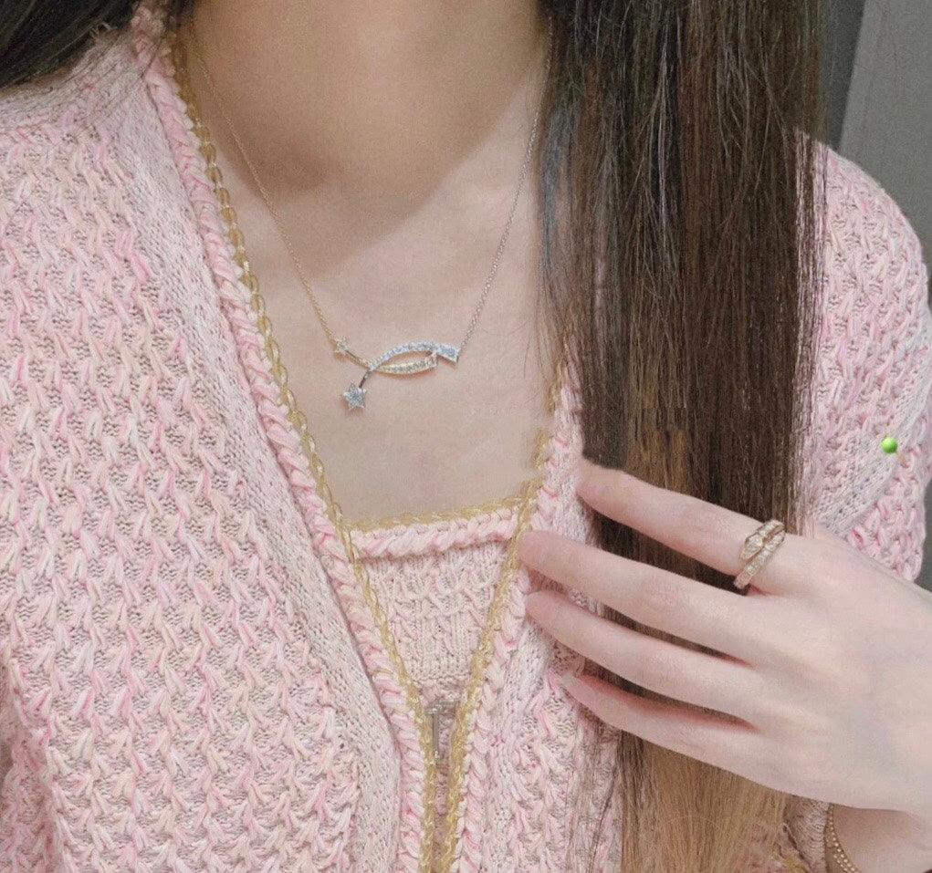 【関税負担なし】ネックレス、新しいネックレス万能シンプルファッションオーナメント 241014