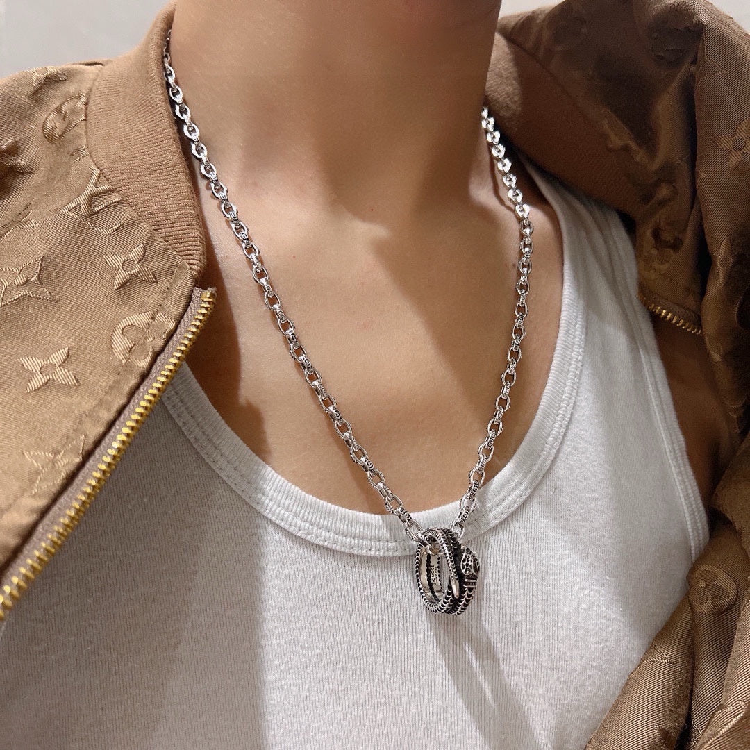 【関税負担なし】ネックレス、新しいネックレス万能シンプルファッションオーナメント241015