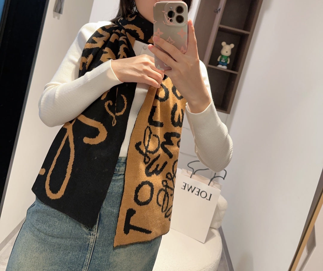 【関税負担なし 本物保証】スカーフ 30*190CM   241109