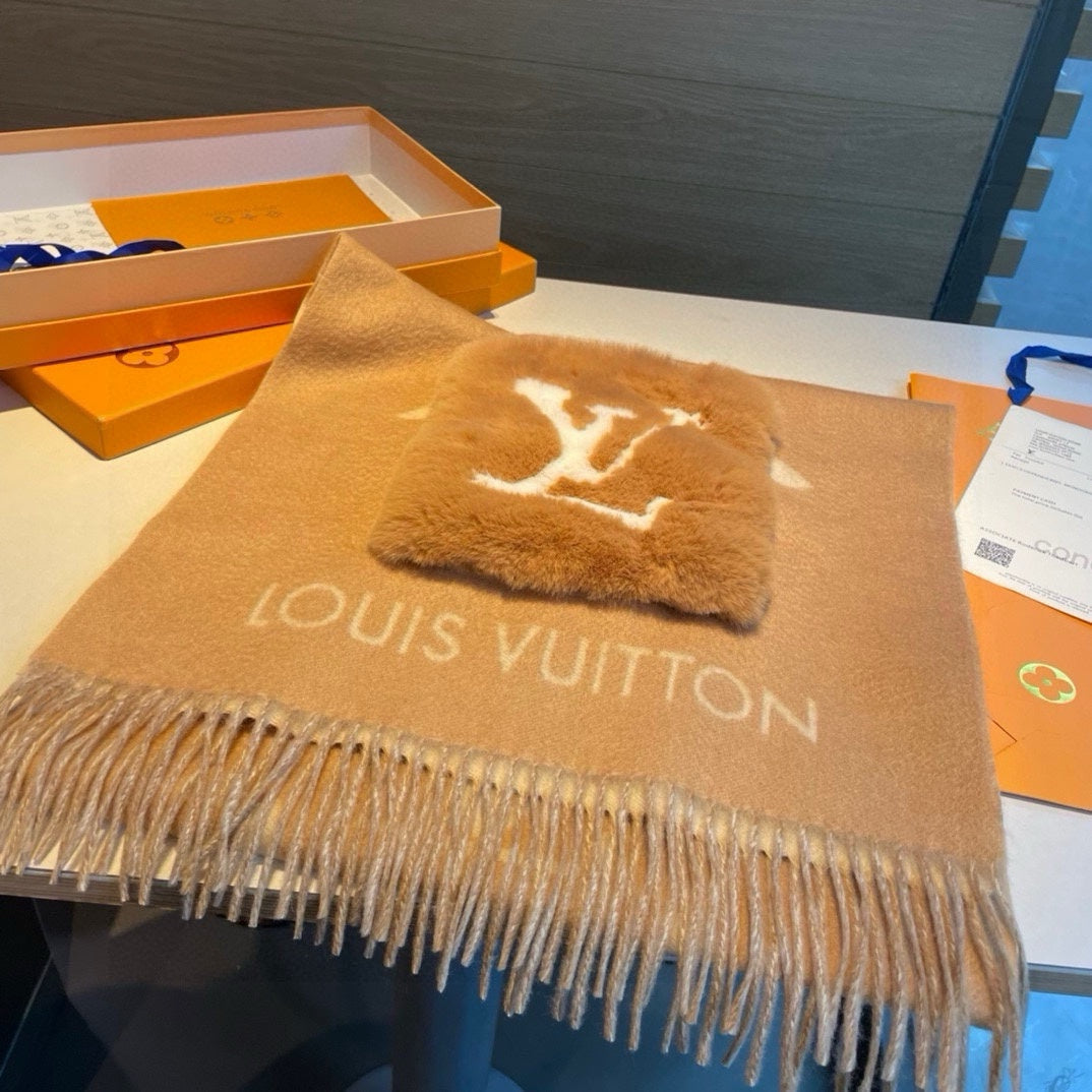 【2024】【LV 関税負担なし 本物保証】 スカーフ 190*46cm  241107