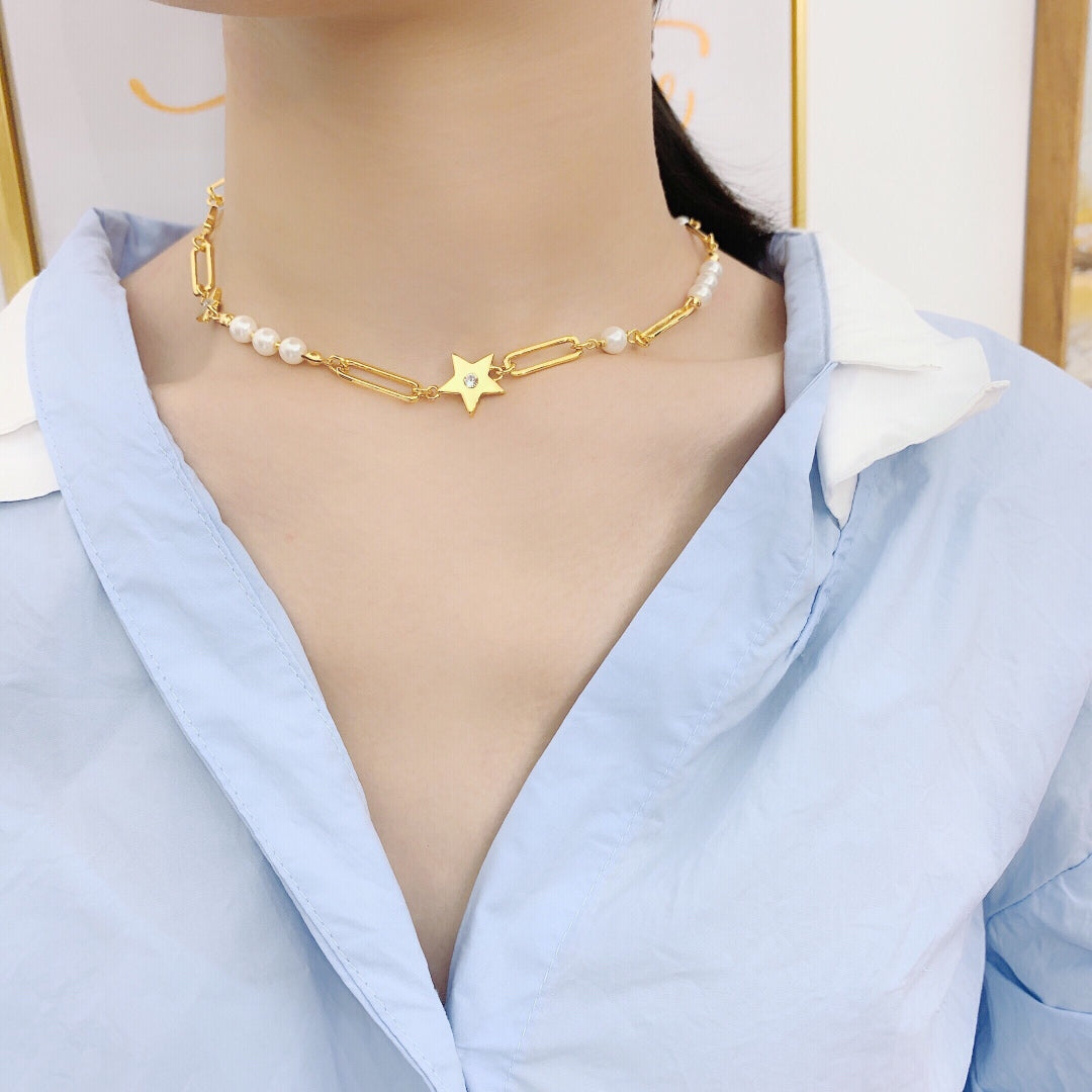 【関税負担なし】ネックレス、新しいネックレス万能シンプルファッションオーナメント