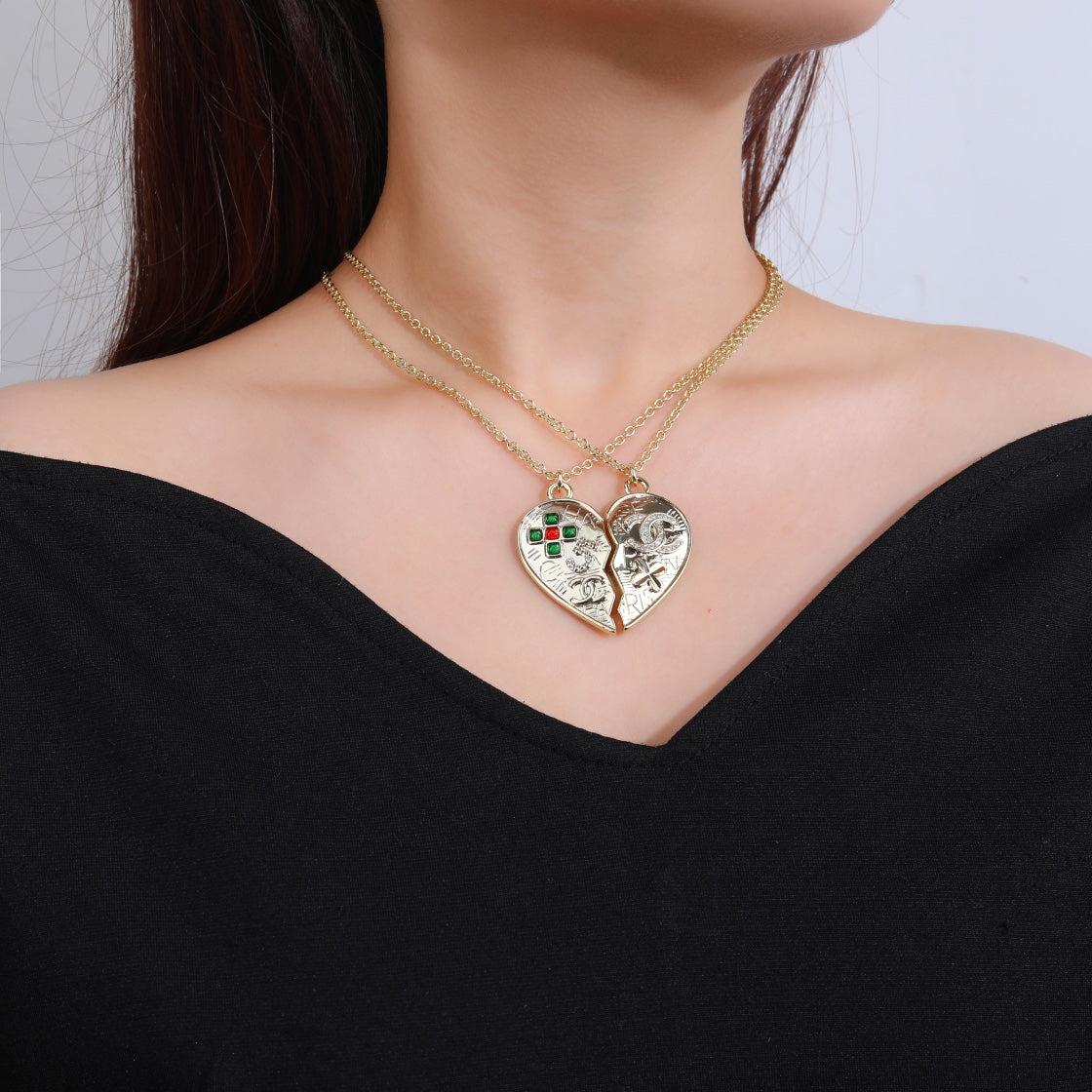 【2024】【関税負担なし】ネックレス、新しいネックレス万能シンプルファッションオーナメント