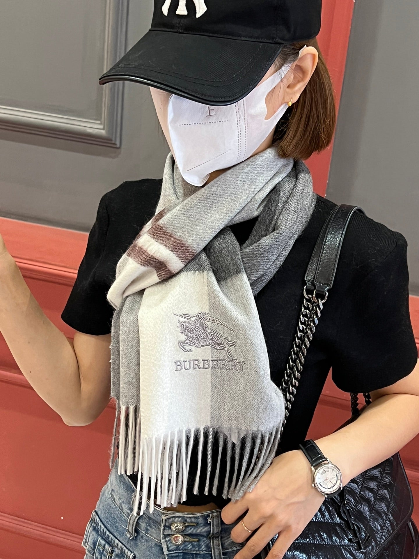 【関税負担なし  本物保証】スカーフ32*180CM  241108