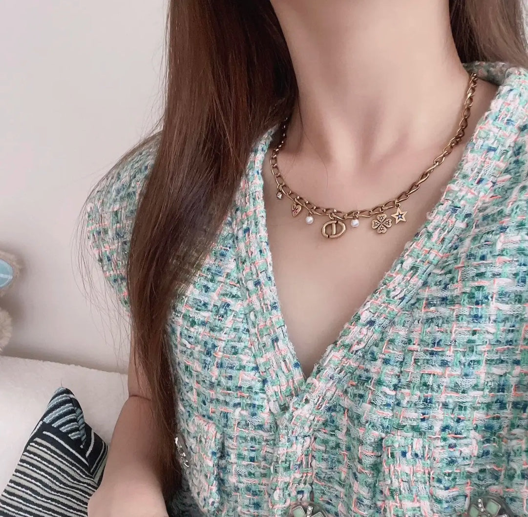 【関税負担なし】ネックレス、新しいネックレス万能シンプルファッションオーナメント