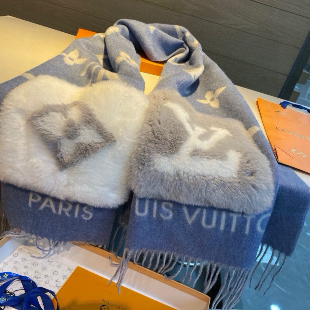 【2024】【LV 関税負担なし 本物保証】 スカーフ 190*46cm  241107