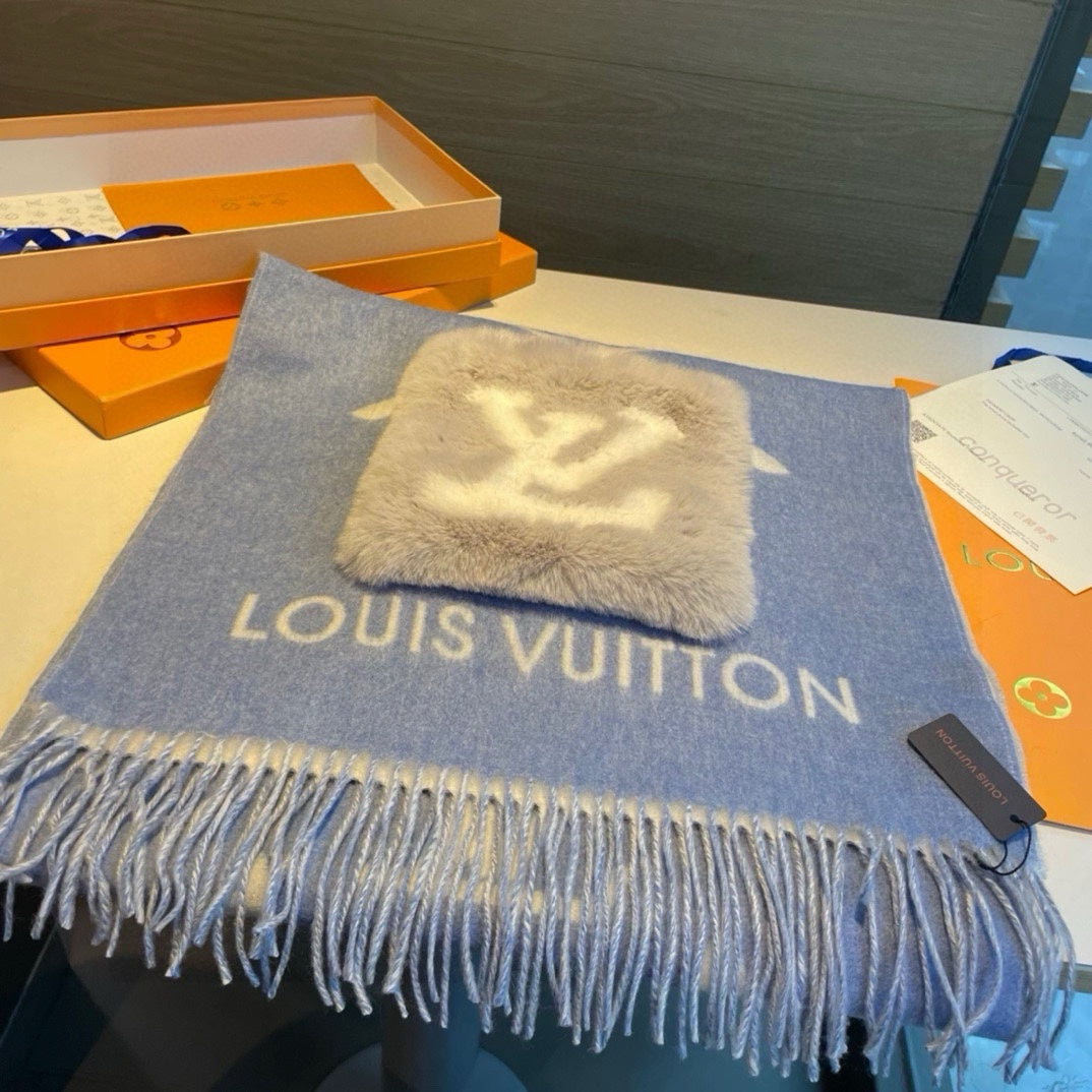 【2024】【LV 関税負担なし 本物保証】 スカーフ 190*46cm  241107